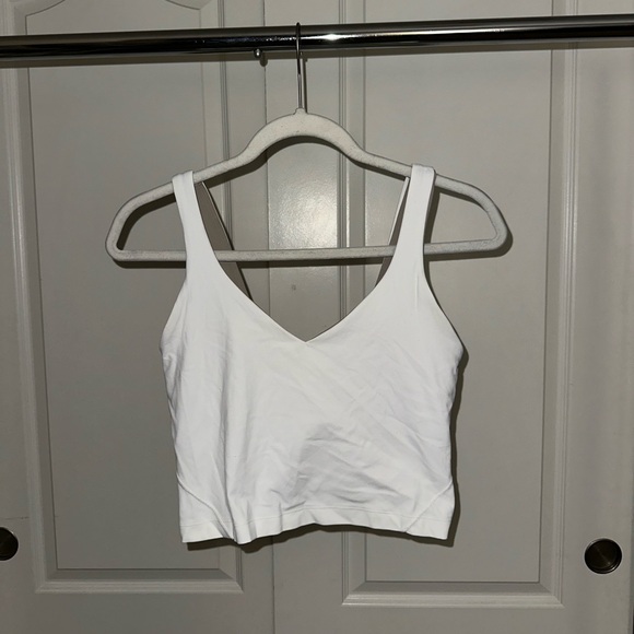 lululemon athletica Tops - White Lululemon Align Tank Size 8 Worn Once Excellent Condition Like New